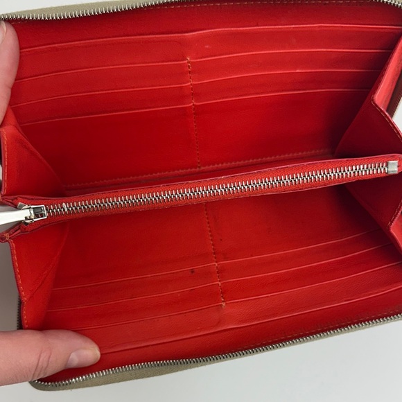 Celine Taupe Leather Wallet - Picture 8 of 9